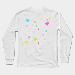 Wotakoi Pattern Design Long Sleeve T-Shirt